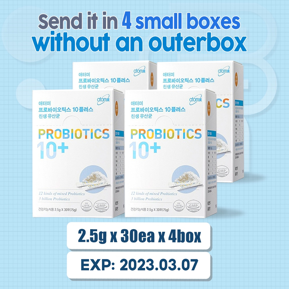 ATOMY Probiotics 10+  Probiotics Plus 120ea / Health  Supplement  Dietary Supplement  Health Care (EXP 23.03.16)